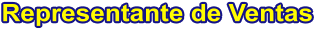 Representante de Ventas